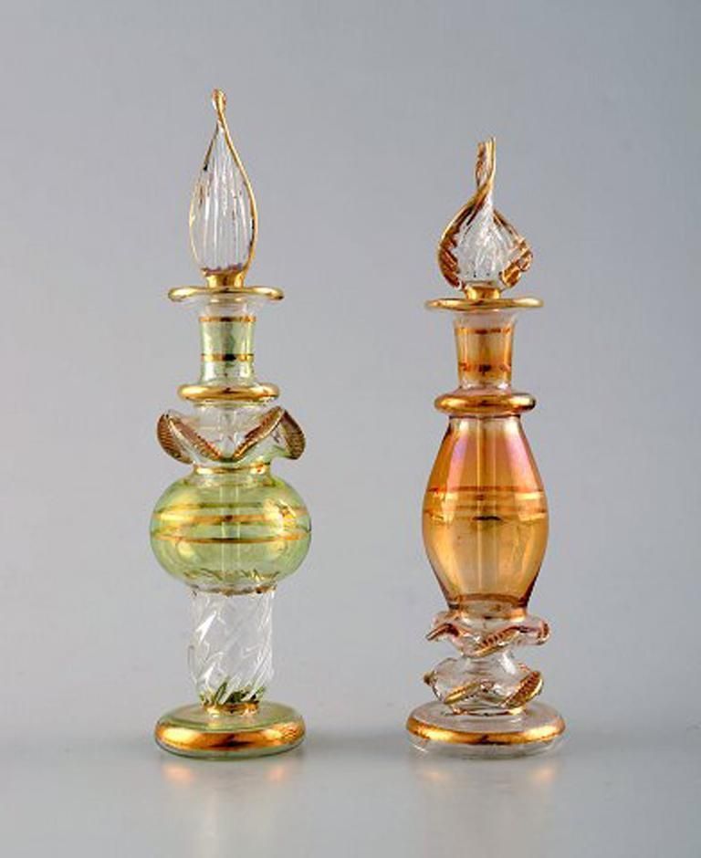 Large Collection Of Italian Flacons In Mouth Blown Art Glass, 1930s 1940s photo for sale