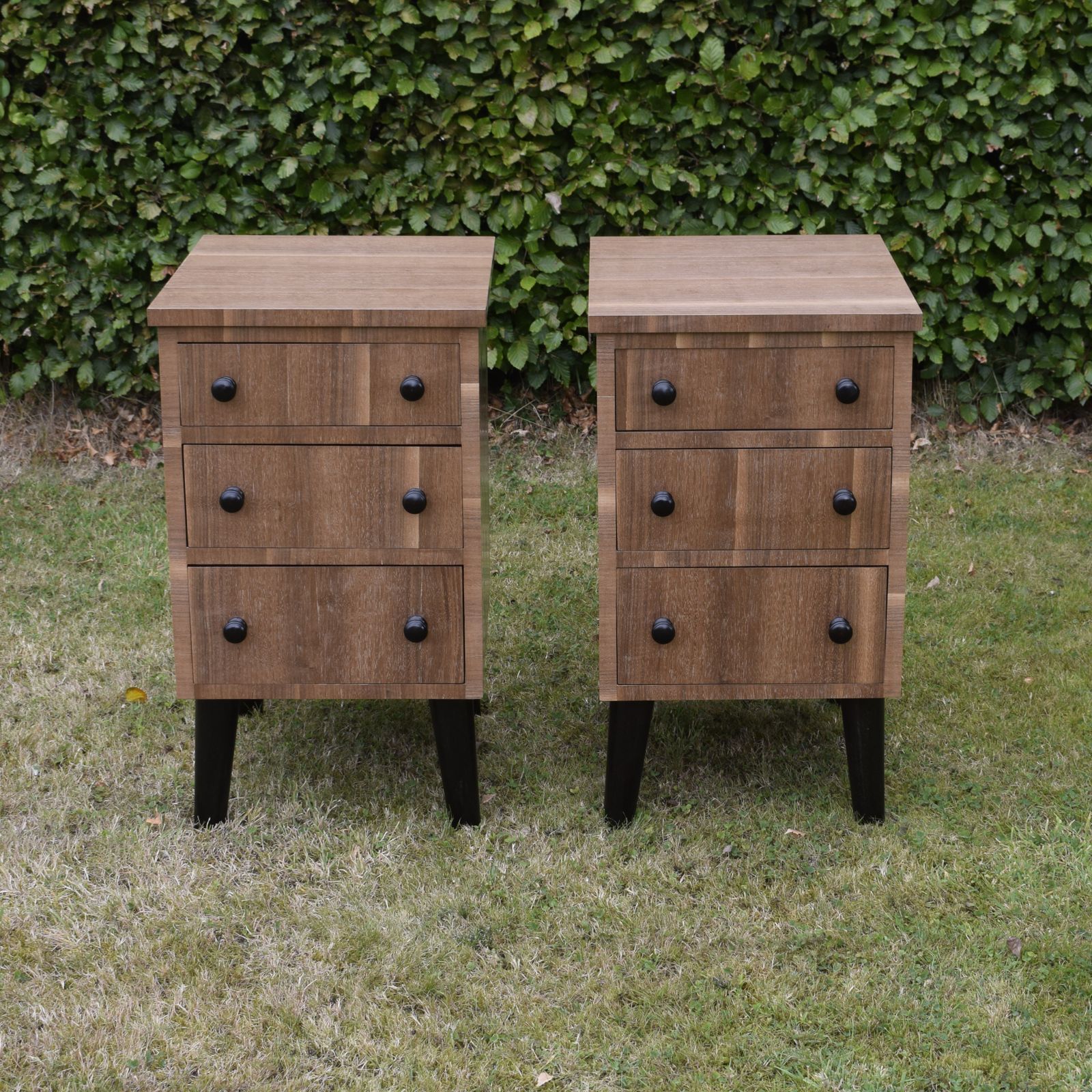 Pair Of Art Deco Walnut Bedside Chests photo furniture