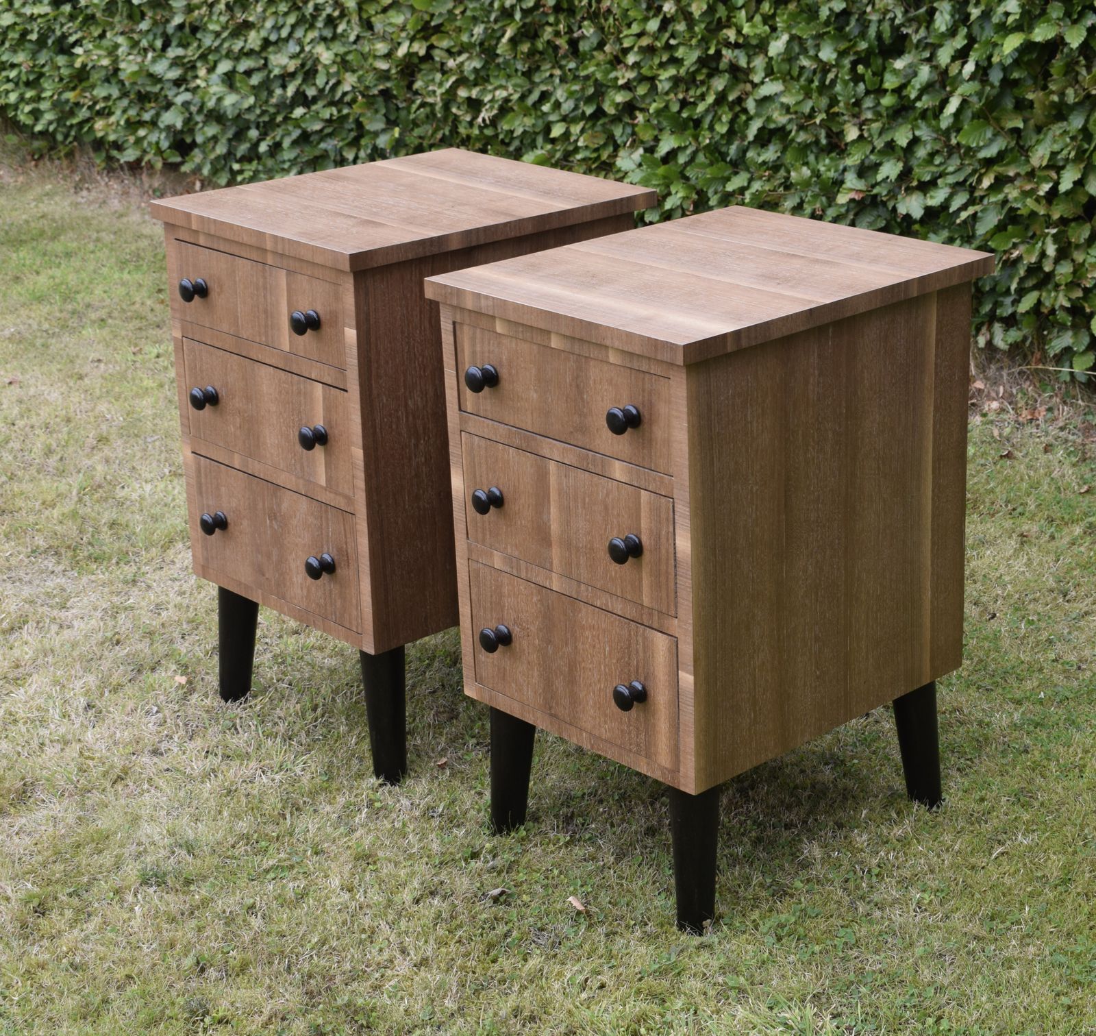 Pair Of Art Deco Walnut Bedside Chests photo 995.0