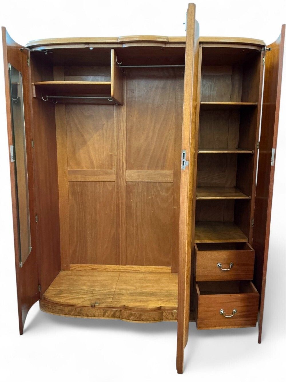 Art Deco Triple Wardrobe, 1930s photo Furniture