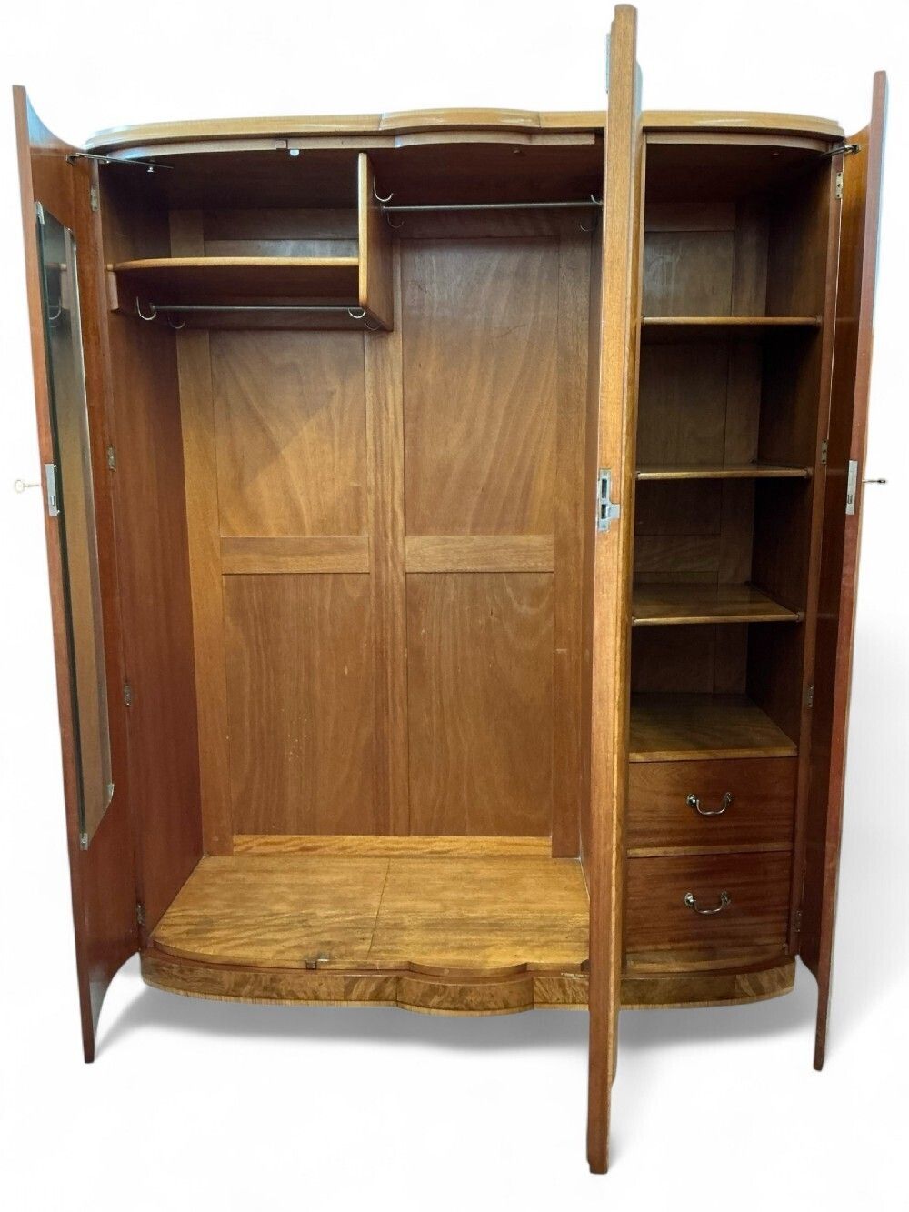 Art Deco Triple Wardrobe, 1930s photo 2350.0