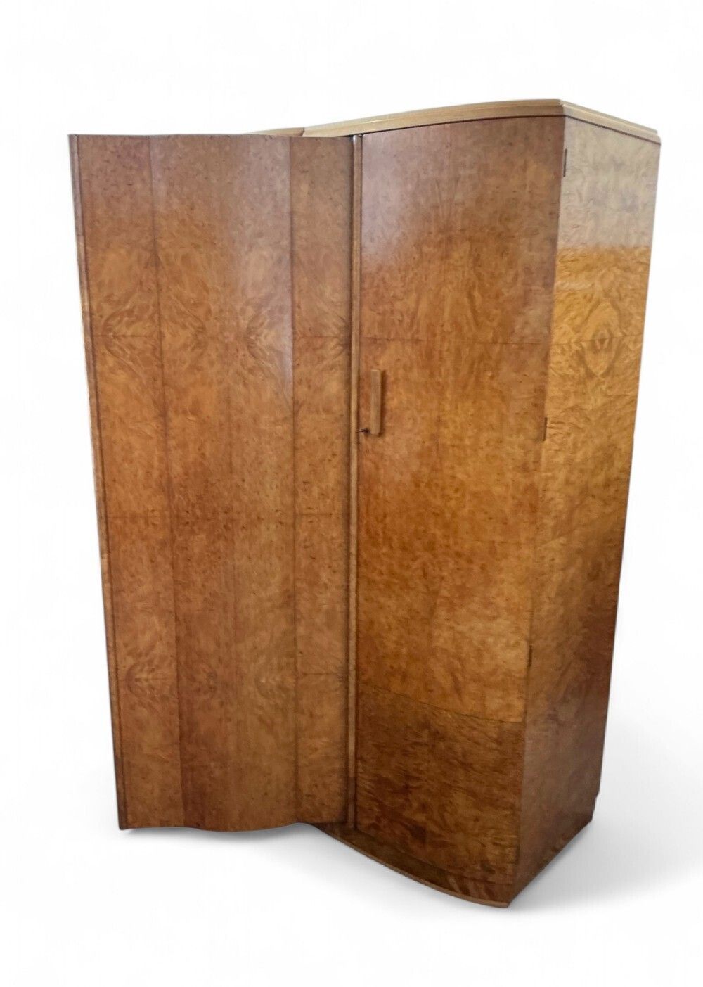 Art Deco Triple Wardrobe, 1930s photo vintage