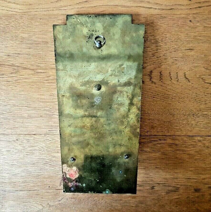 French Art Deco Marble Holy Water Font Bronze Mary Plaque Signed Ruffony   French Antique. Religious Water Font. Wall Hanging Water Font. photo vintage