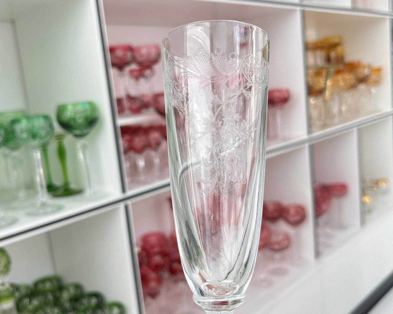 Saint Louis Champagneglas | 1 Flûte | Model Cleo, Gesigneerd photo 121.0