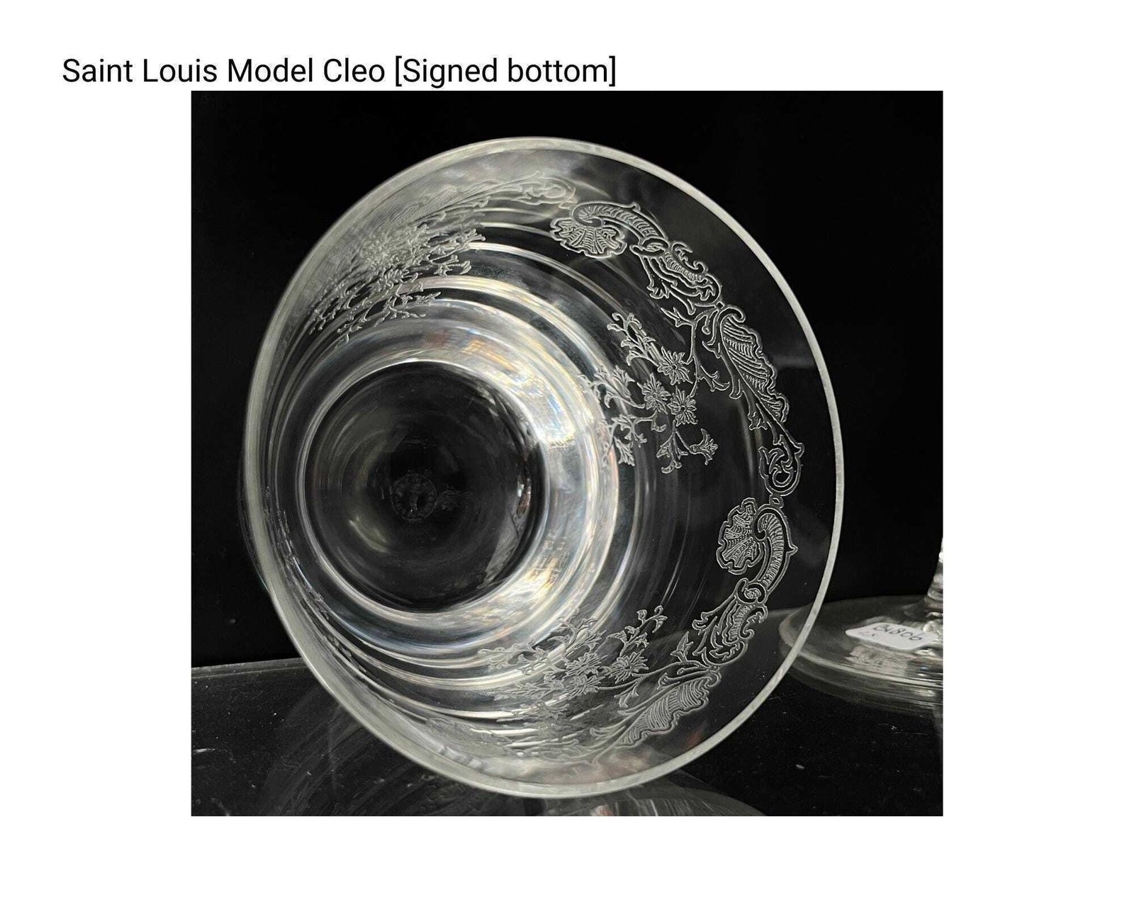 Saint Louis Whiskyglas | 1 Stuk | Model Cleo, Gesigneerd photo Woonaccessoires