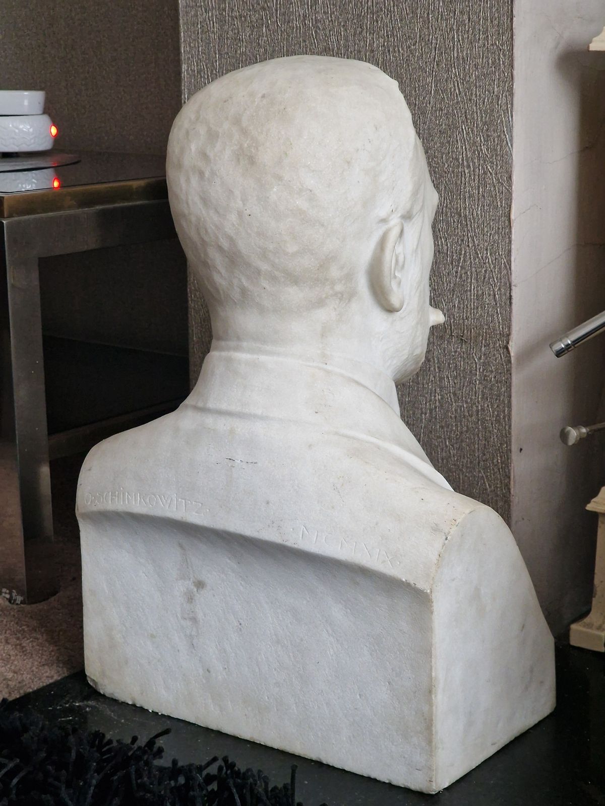 Othmar Schimkowitz Marble Bust 1864 1947 Hungarian Born Architectural Sculptor Who Worked On The Greatest Landmarks Of The Vienna Secession photo 4495.0