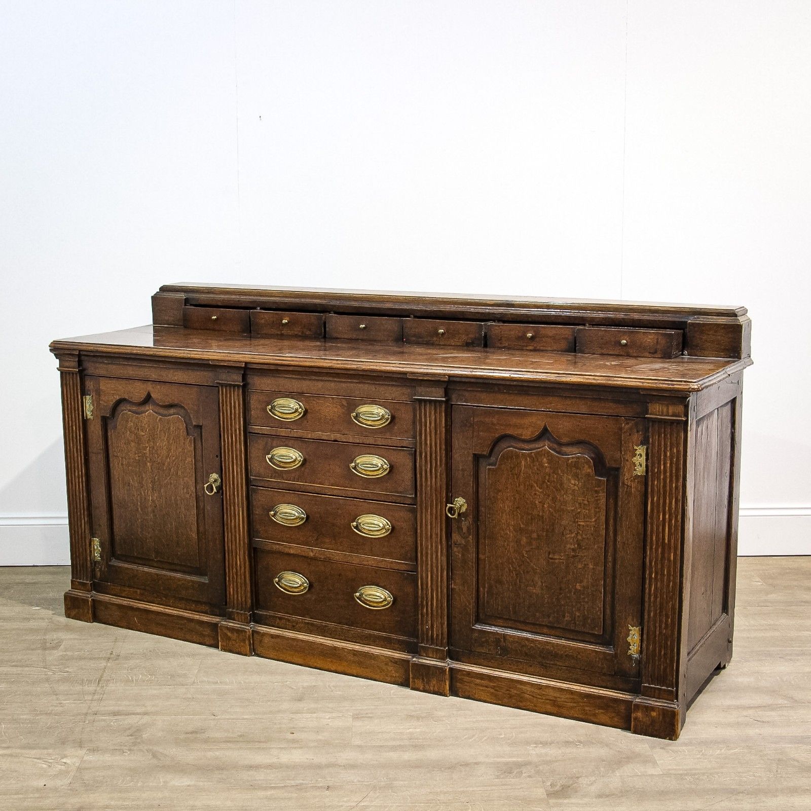 18th Century George II Oak Dresser Base photo for sale