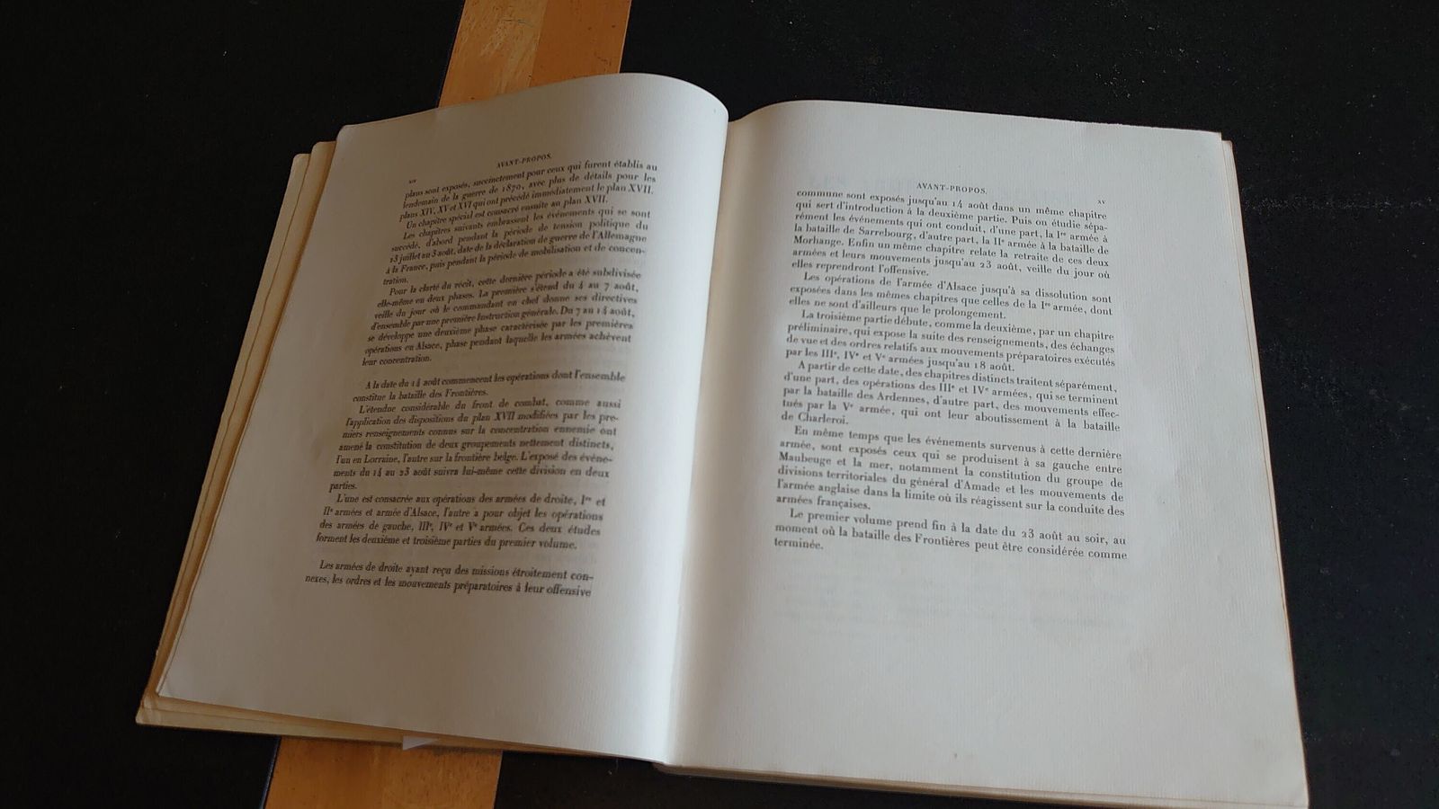 Antique "Les Armees Francaises Dans La Grande Guerre"   Tome I   Volume I   Full Set (Book, Annexes & Maps) Very Good Condition   1925 photo vinterior