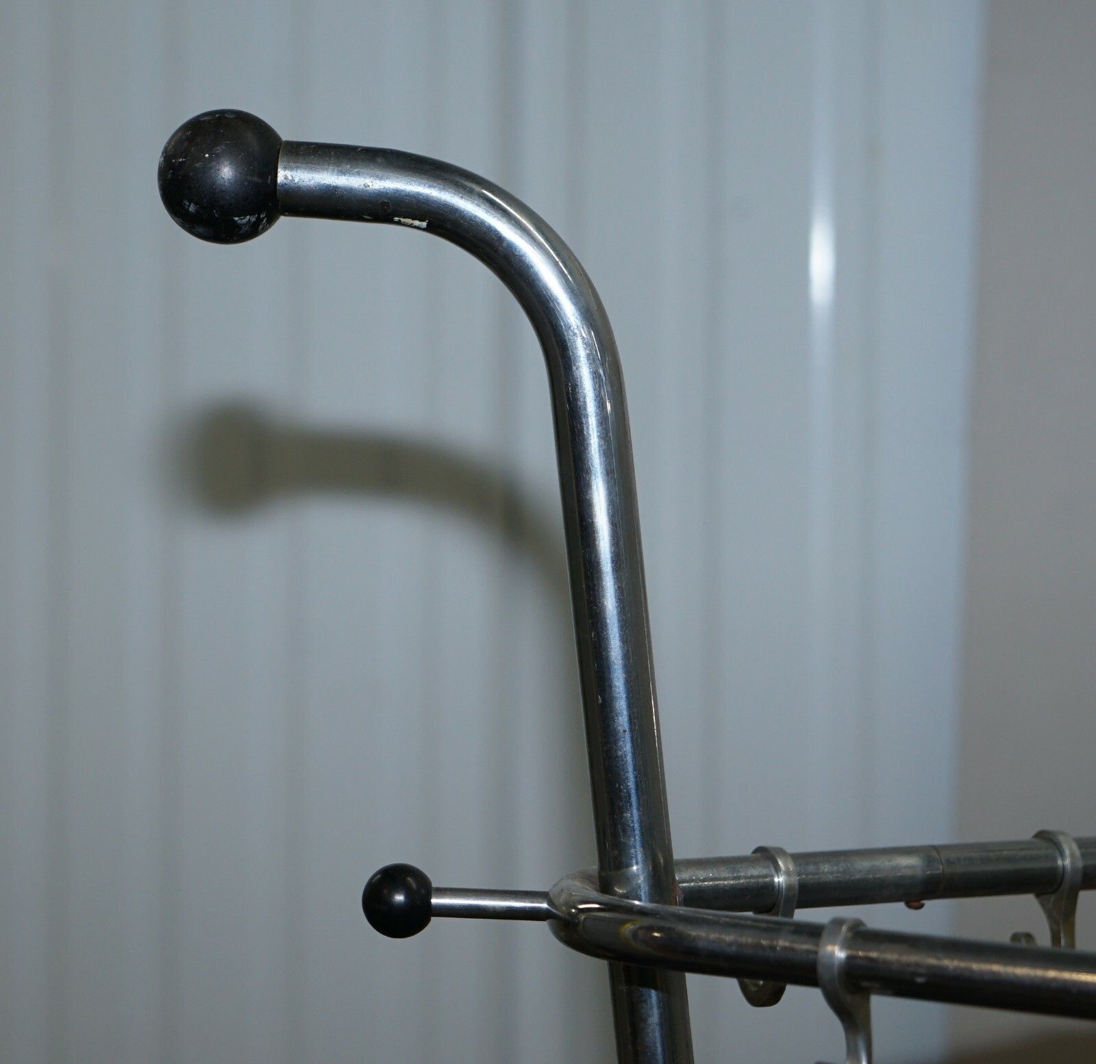 photo furniture Original Military Steel Industrial 1930's Atomic Coat Rack Hat Stand Art Deco