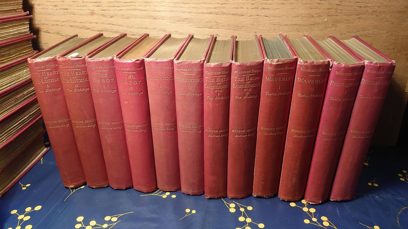 Entire Waverley Works Of Sir Walter Scott   The Waverley Novels   Border Edition   All 48 Volumes   1892 3 photo furniture