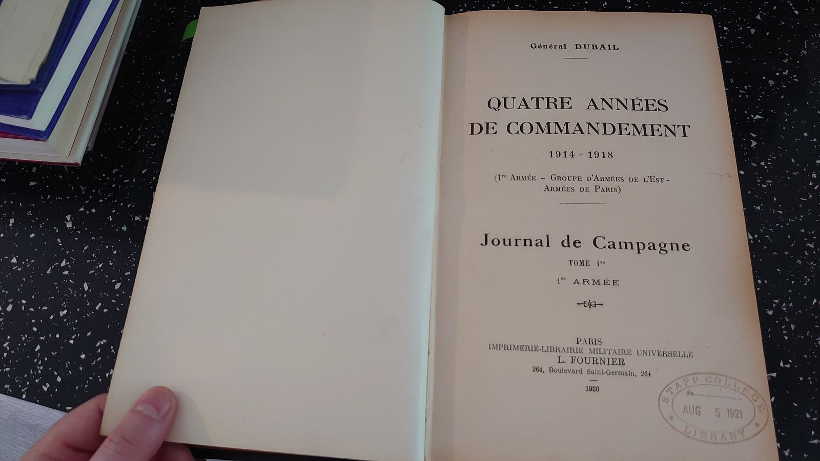 Four Years Of Command, 1914 1918 Campaign Journal. With A Portrait And Plans [Hardcover] Auguste Yvon Edmond Dubail photo Home Decor