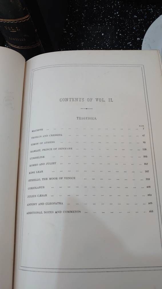 The Complete Works Of Shakespeare In Three Volumes   Comedies, Tragedies And Histories. photo for sale