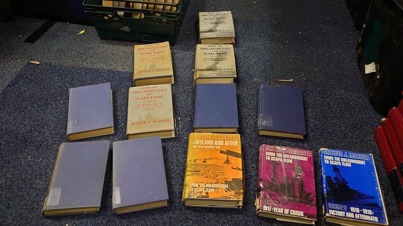 The Story Of Scapa Flow (In 5 Five Books), Arthur J. Marder, 1960s Editions, Acceptable To photo furniture