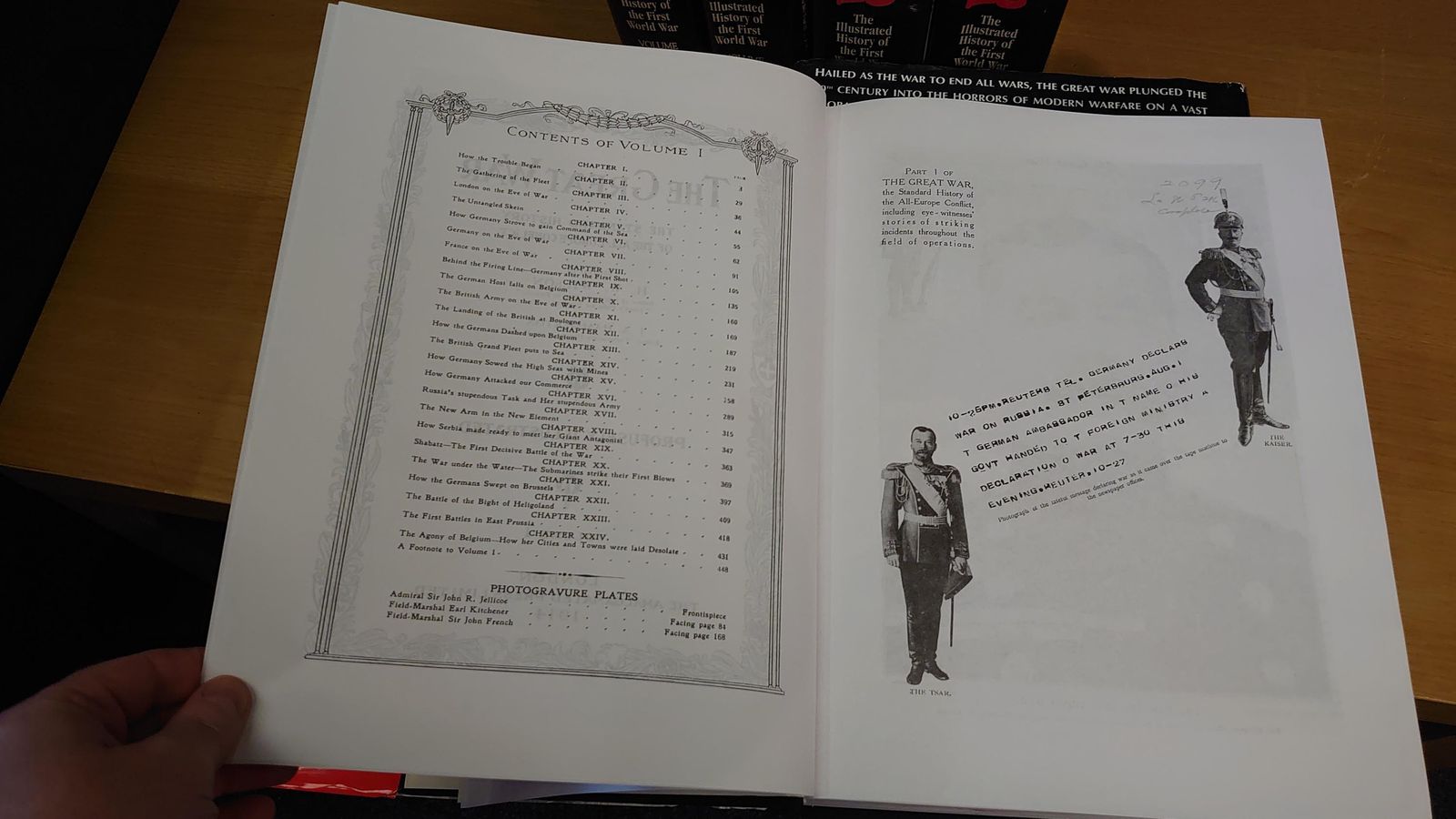 The Great War   All Six Volumes   Illustrated History Of The First World War   Modern Set   1999/00 photo 155.0