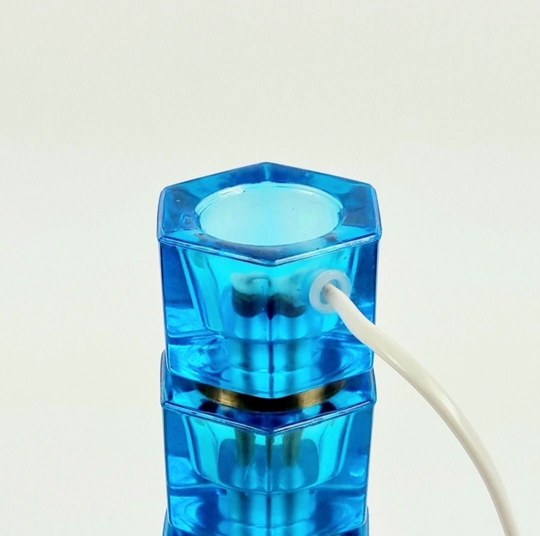 Mid Century Scandinavisch Glas  En Messing Tafellampje Van Carl Fagerlund Voor Orrefors, Zweden, Jaren 1960 photo buy