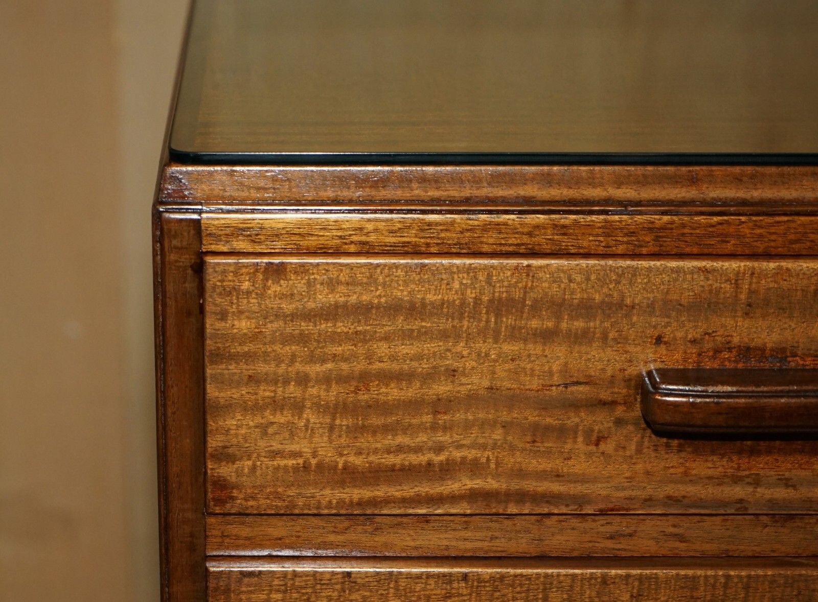 1 Of 2 Alfred Cox Mid Century Modern Chests Of Drawers Circa 1952 English Oak photo for sale