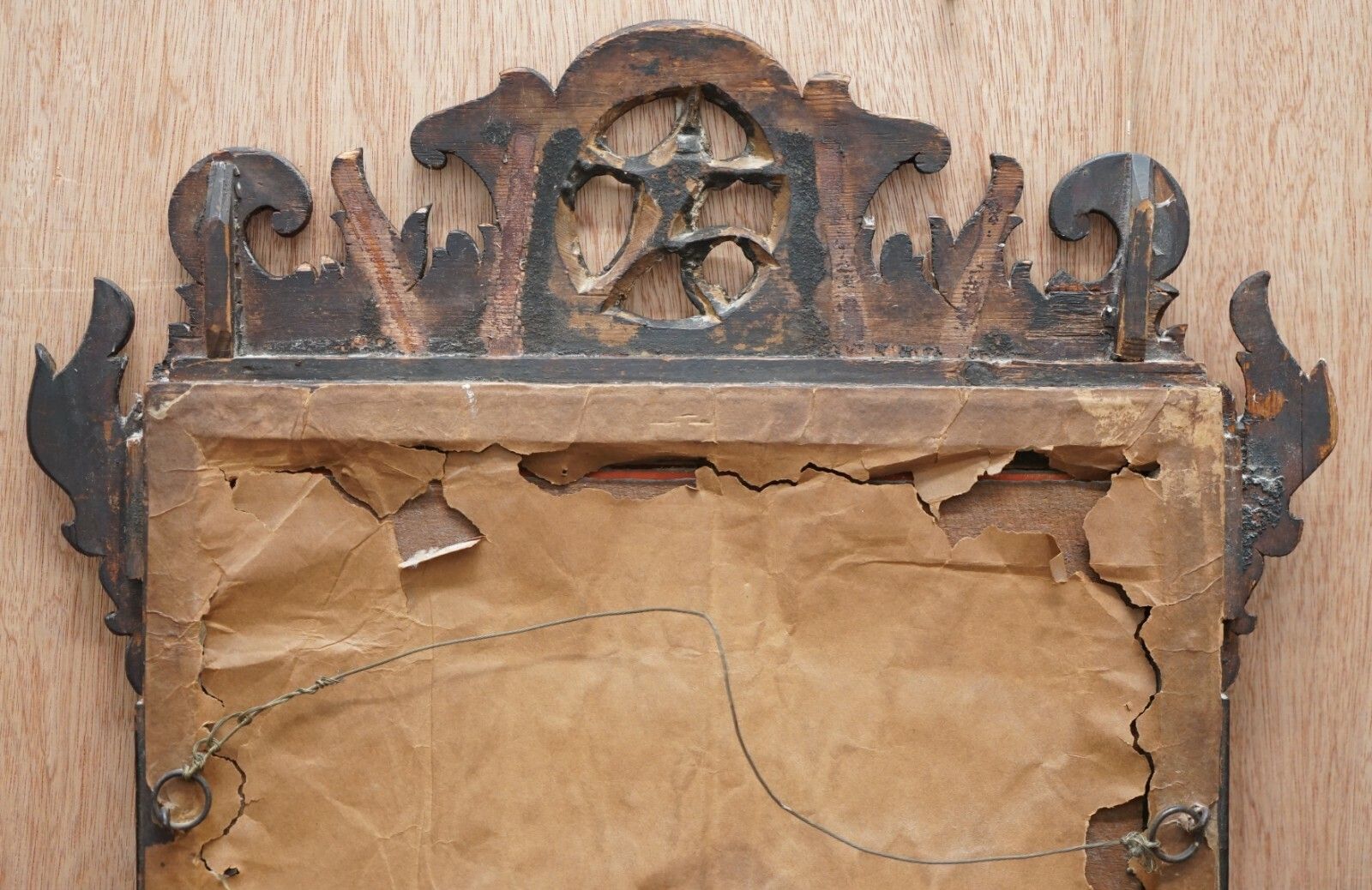 Home Decor Stunning Georgian Circa 1760 Thomas Chippendale Phoenix Mirror Giltwood Mahogany photo