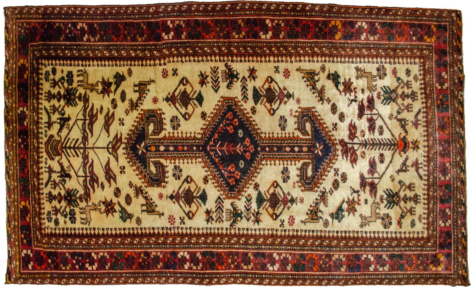 Vintage Nasrabad Rug 155x97cm photo vinterior