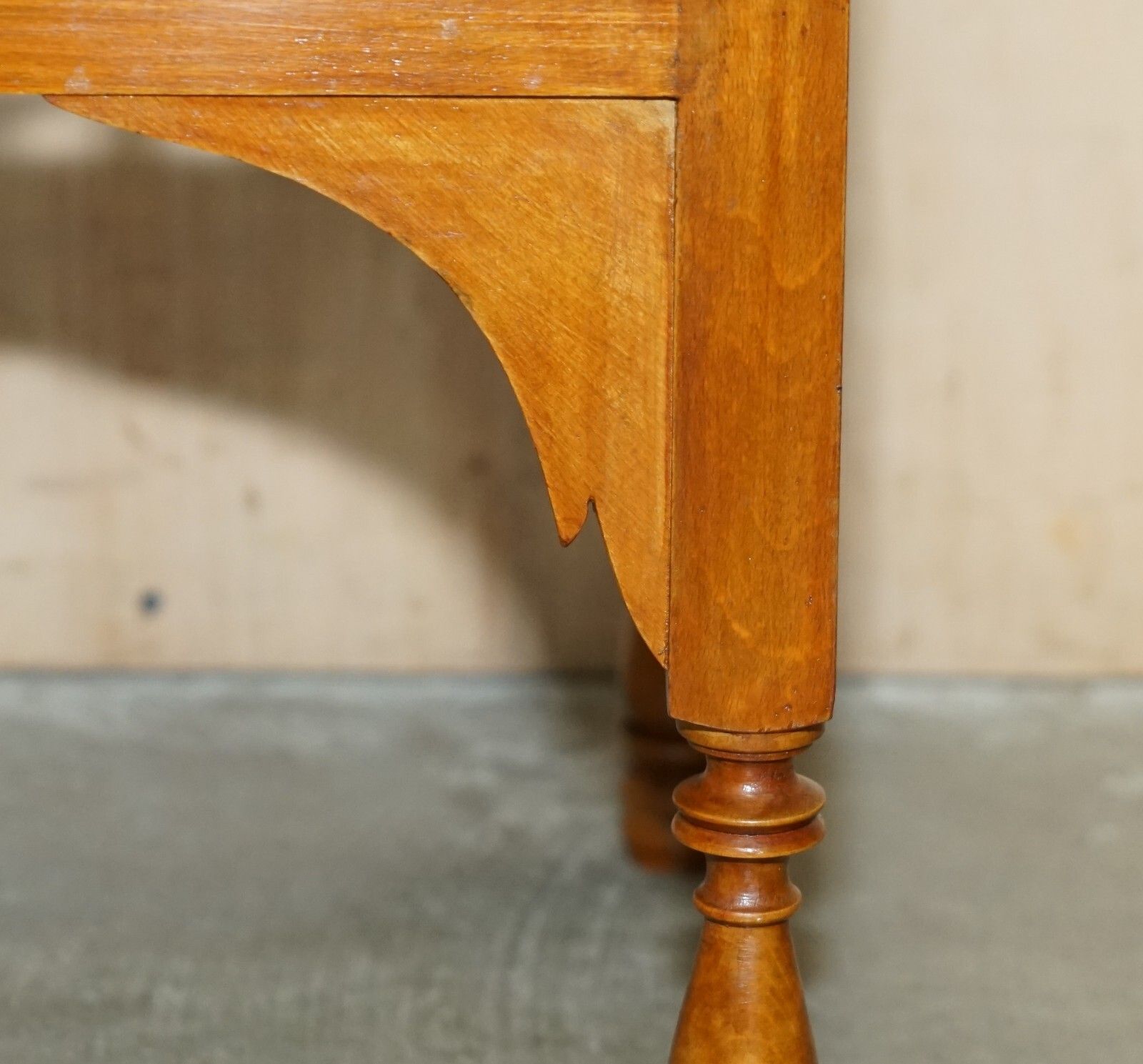 Nice 19th Century Hand Carved Liberty's London Moorish Side End Lamp Wine Table photo vintage
