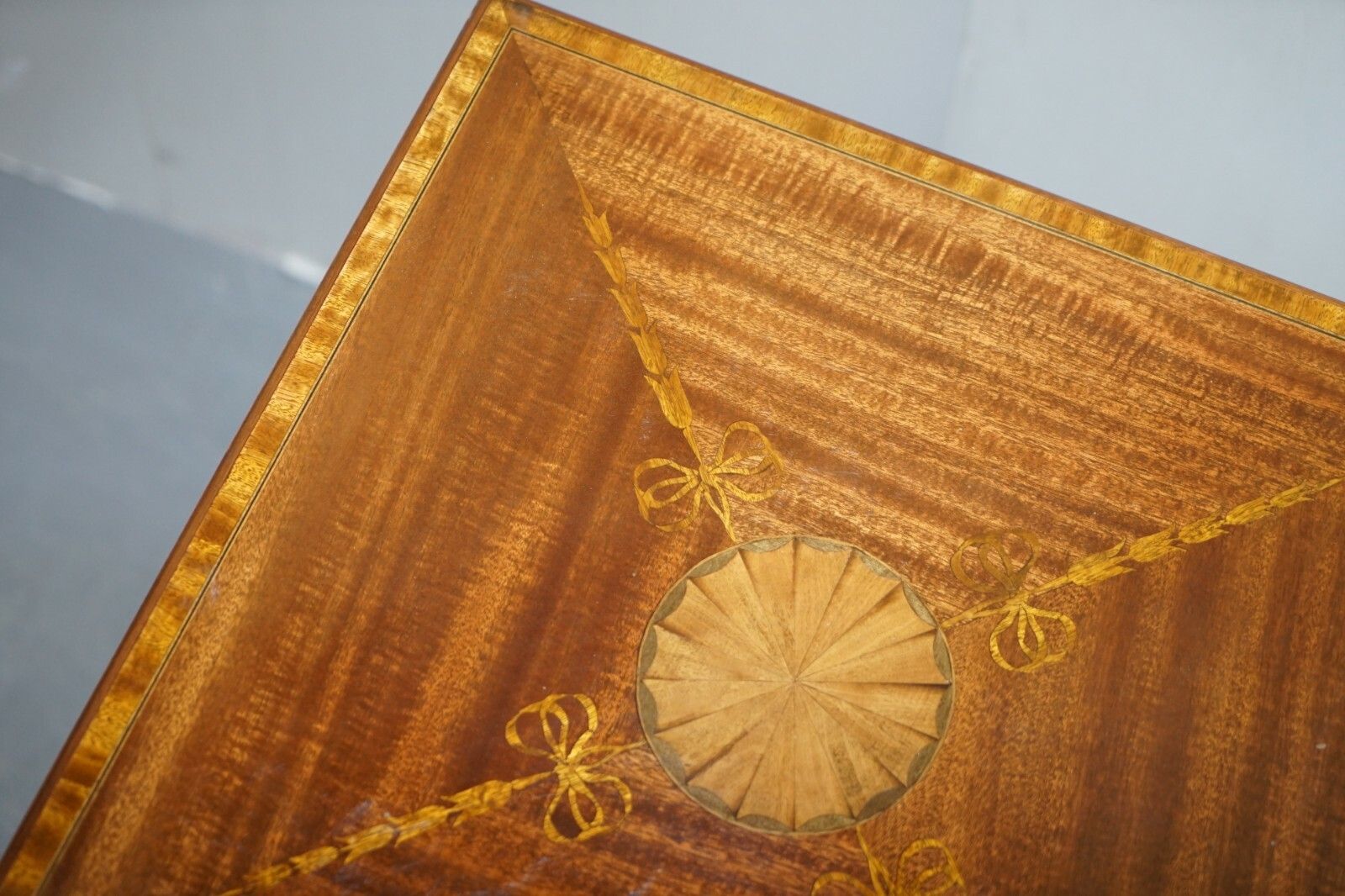 Circa 1900 Edwardian Burr Walnut & Mahogany Revolving Bookcases Sheraton Inlaid photo vinterior