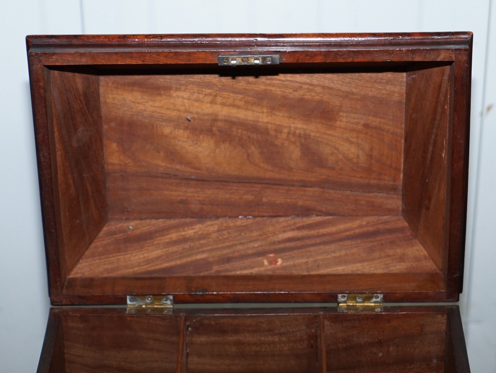 photo furniture Very Rare Regency Mahogany Cellarette Of Sarcophagus Form Raised On Turned Legs