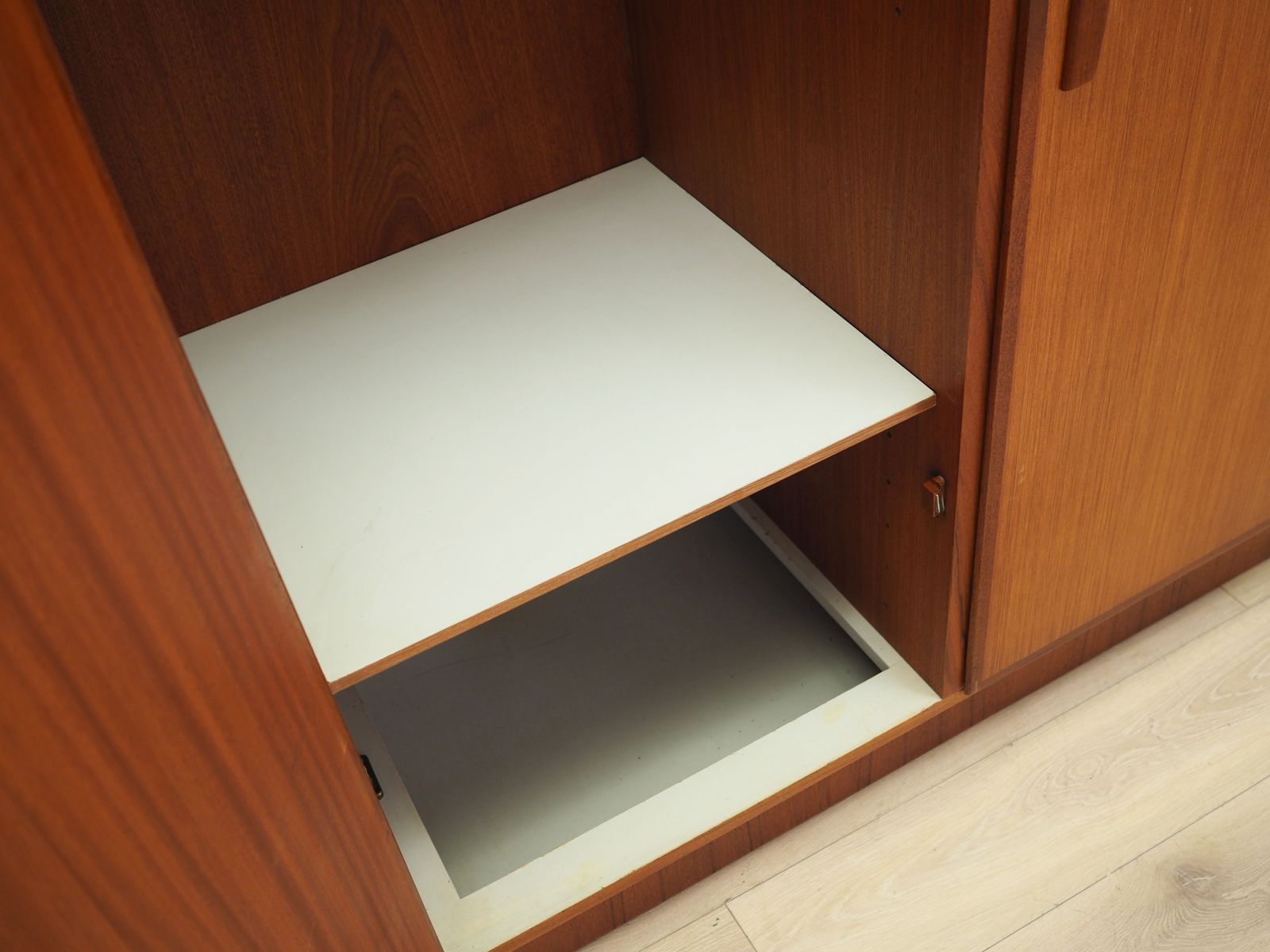 photo furniture Teak Wardrobe, Danish Design, 1970s, Manufacturer: Omann Jun