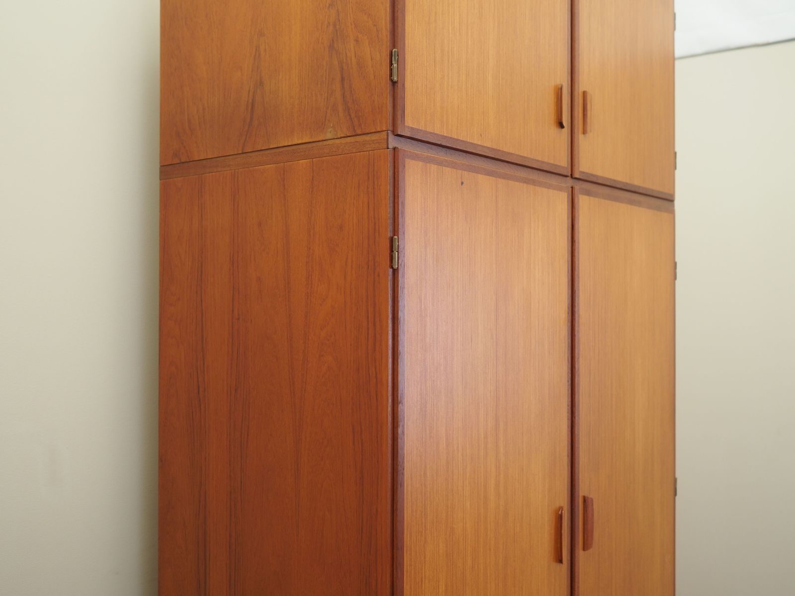 Furniture Teak Wardrobe, Danish Design, 1970s, Manufacturer: Omann Jun photo