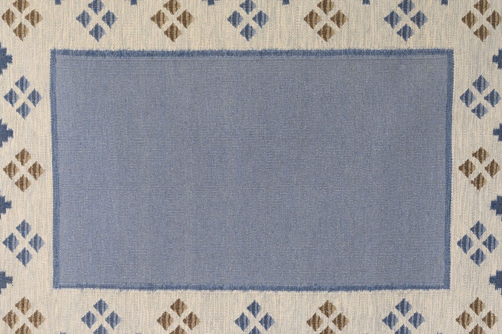Diamond Edged Swedish Kilim photo 1176.0