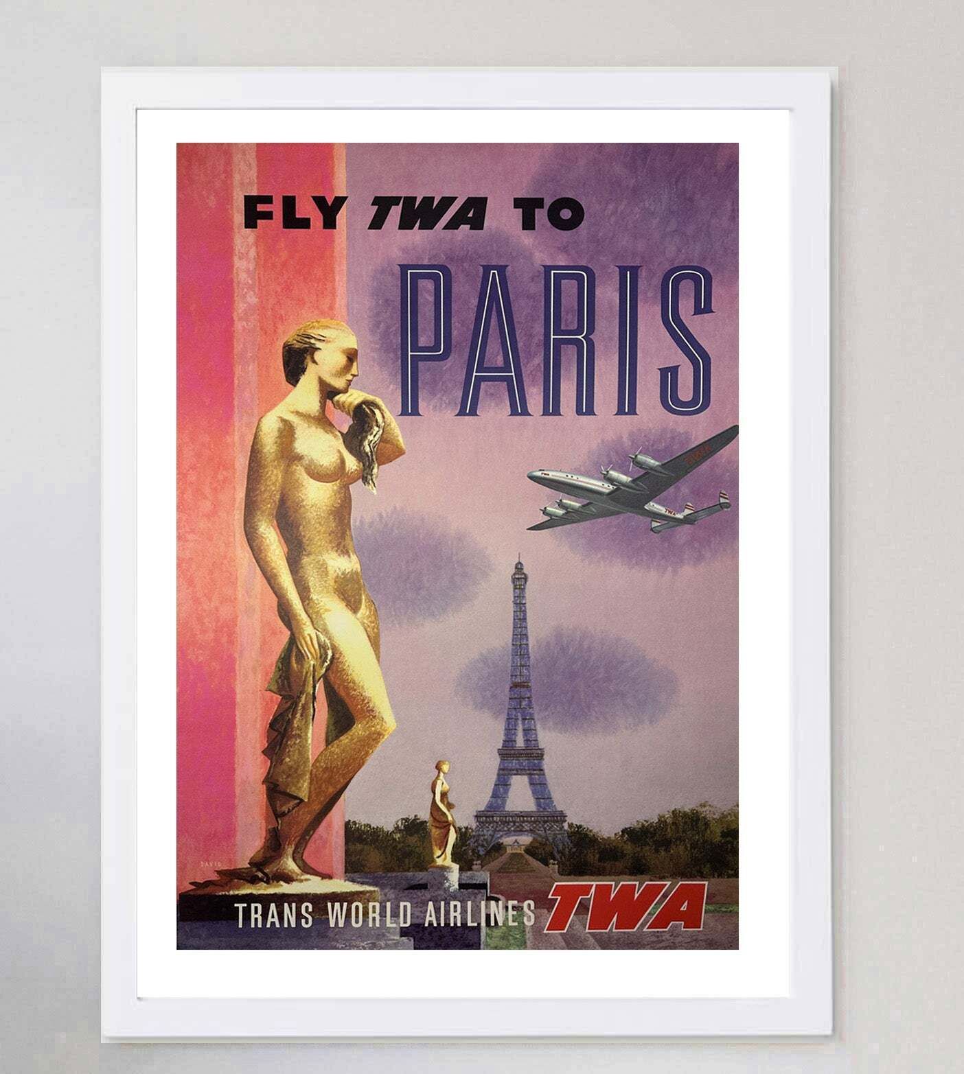 Twa   Paris, 1950s, Vintage photo for sale