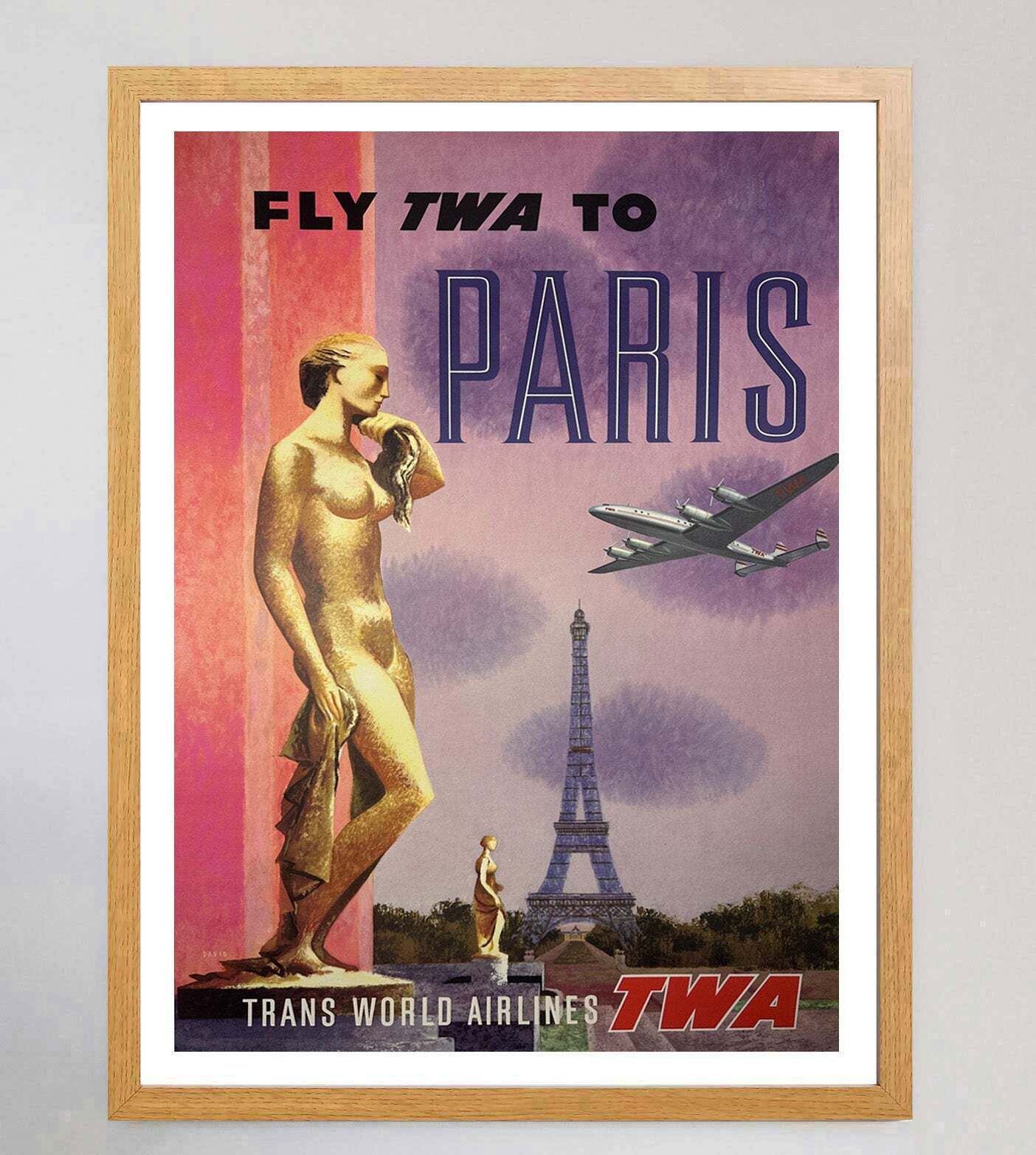 Twa   Paris, 1950s, Vintage photo Art