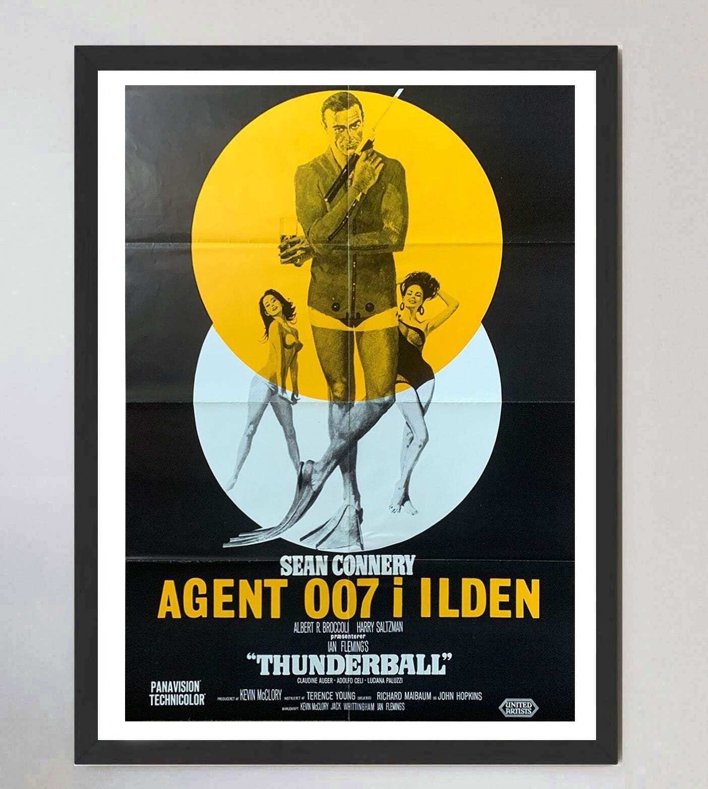 Thunderball (Danish) Original Vintage Poster photo furniture