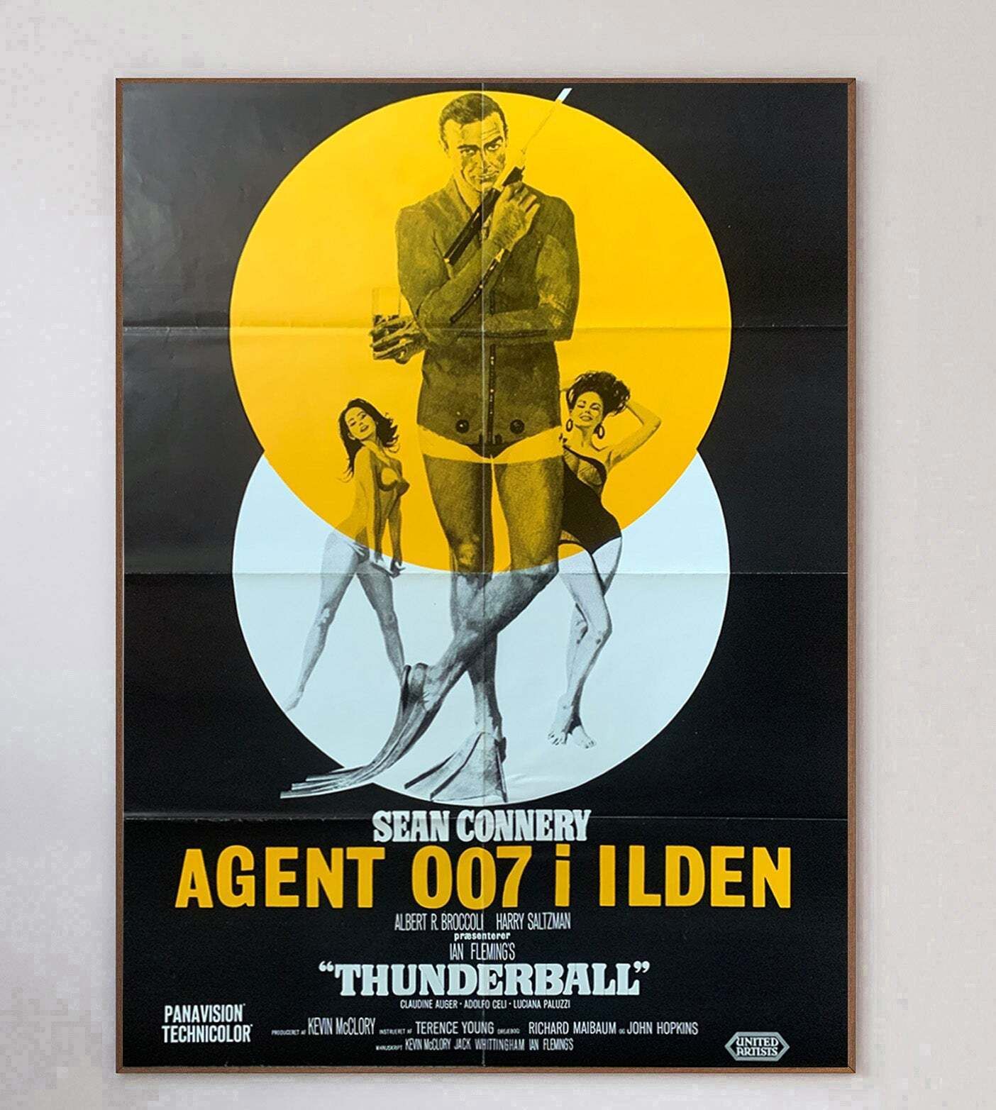 Thunderball (Danish) Original Vintage Poster photo 1112.0