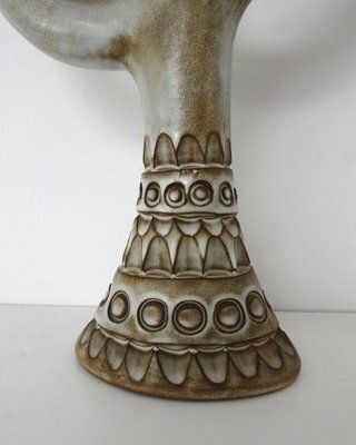 Large Ceramic Sculptural Candleholder By Huguette Bessone Vallauris For Vallauris, 1950s photo Art