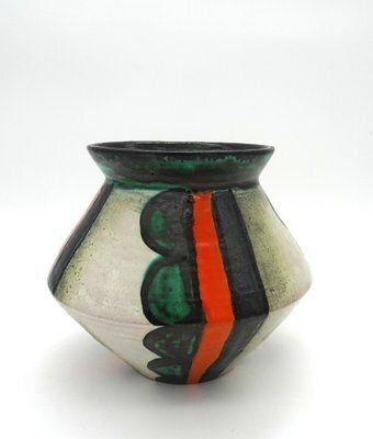 Art Deco Ceramic Vase By Friedrich Goldscheider For Goldscheider Manufactory, Vienna, Austria, 1930s