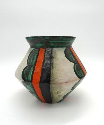 photo for sale Art Deco Ceramic Vase By Friedrich Goldscheider For Goldscheider Manufactory, Vienna, Austria, 1930s