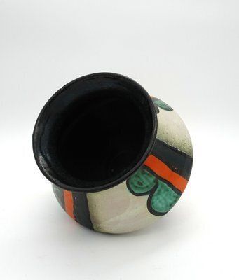 photo vinterior Art Deco Ceramic Vase By Friedrich Goldscheider For Goldscheider Manufactory, Vienna, Austria, 1930s
