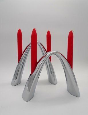 Twillight Candlesticks By Steve Mcgugan For Stelton, Denmark, 2008, Set Of 2 photo furniture