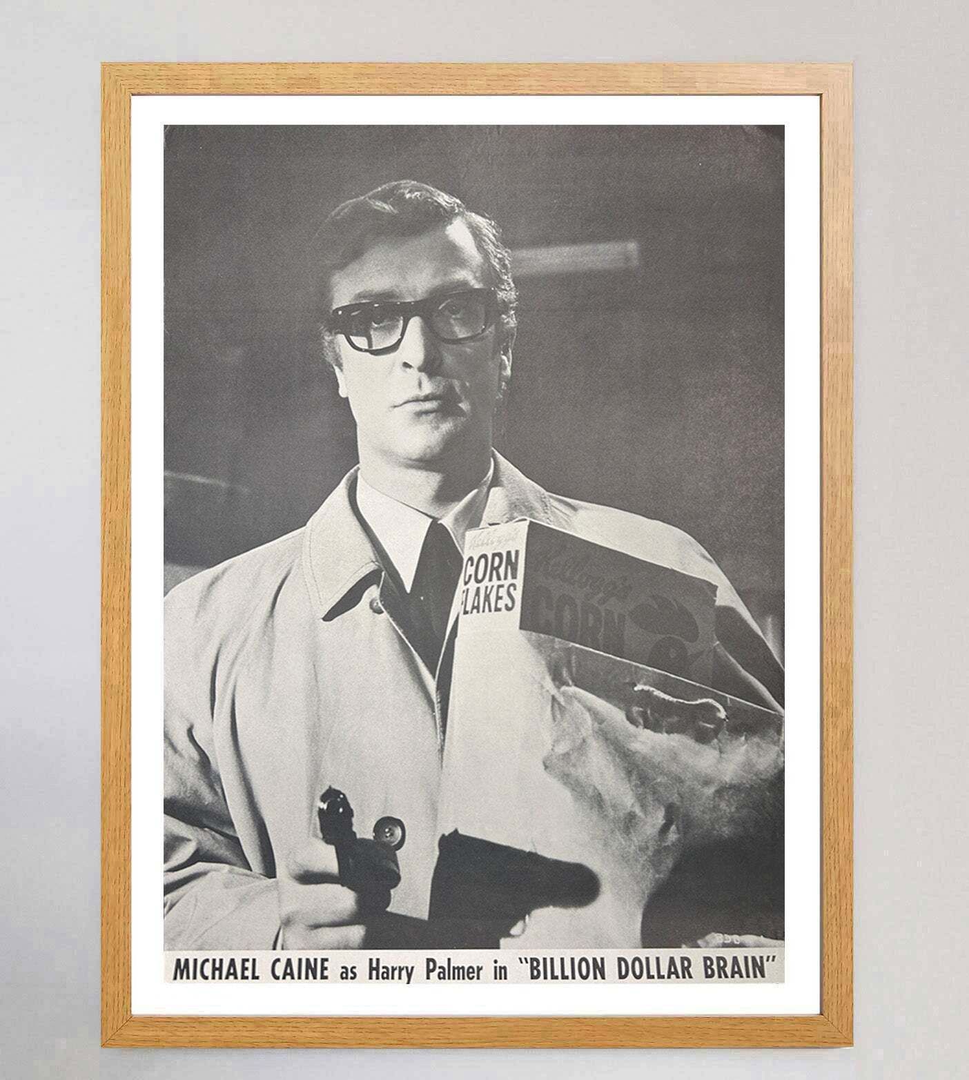 The Billion Dollar Brain   Michael Caine Original Vintage Poster photo Art