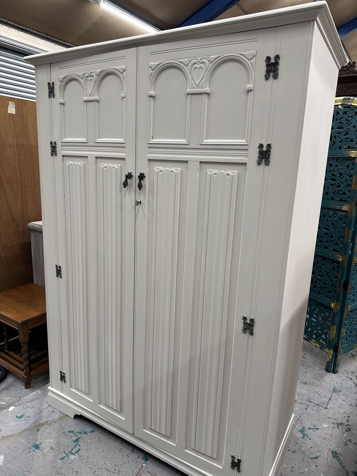 Beautiful Old Charm Vintage Wardrobe Fusion Newell photo for sale