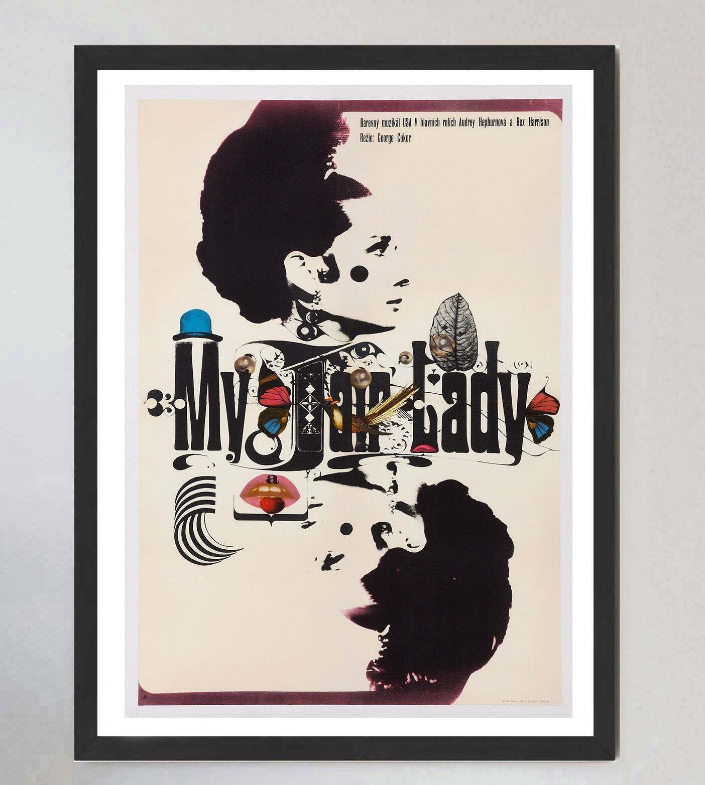 My Fair Lady (Czech) , Original Vintage Poster photo furniture