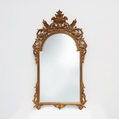 20th Century Large Baroque Gilt Mirror From Deknudt, Belgium, 1950s