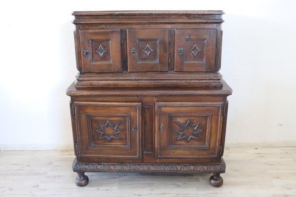 Antique Cabinet In Walnut Wood, 1600s photo buy