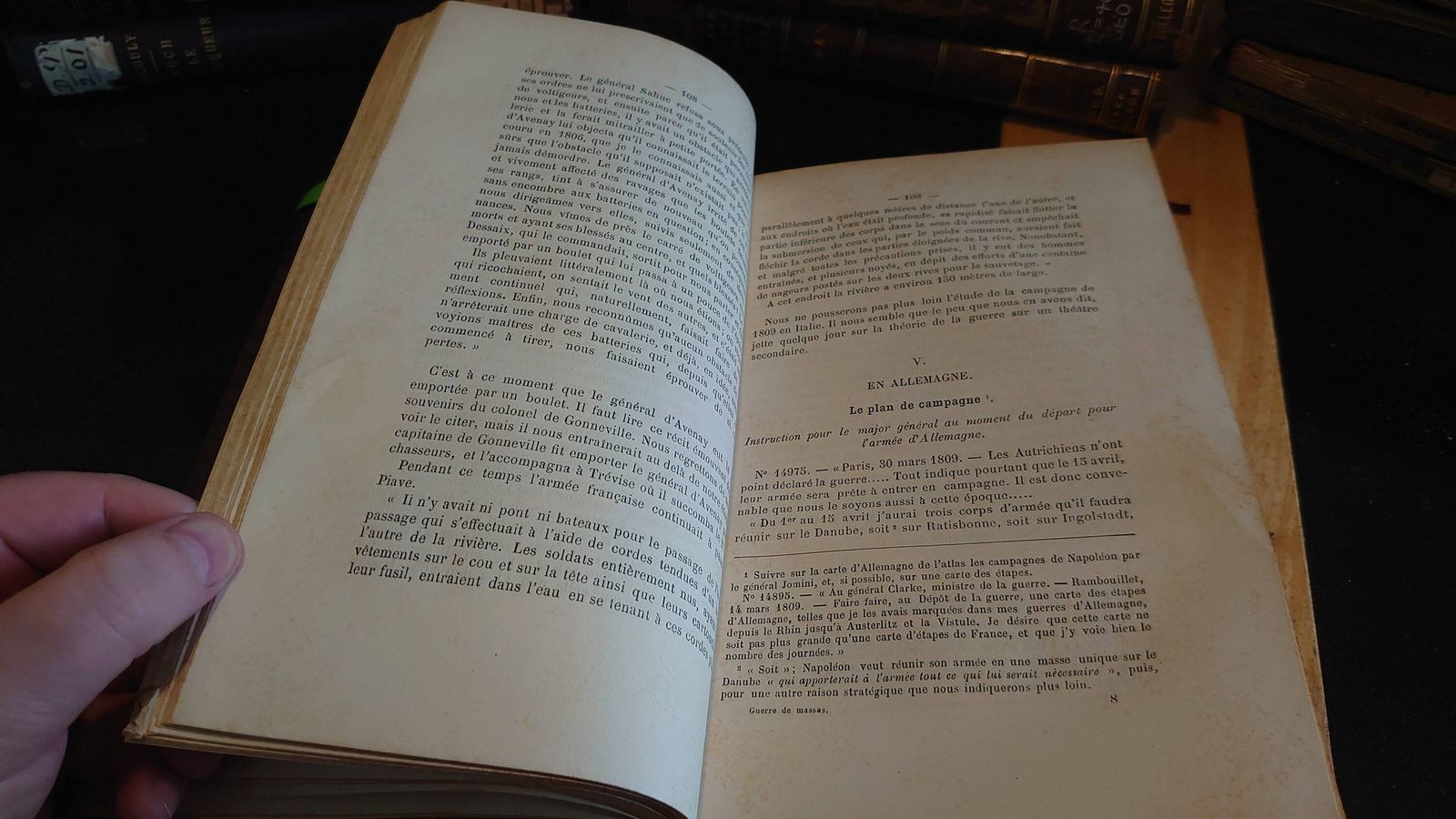 La Guerre De Masses (Mass War)   Tomes (Volumes) I & II   Napoleonic And Franco Prussian Wars   Very Good Condition   1890 93   In French photo buy