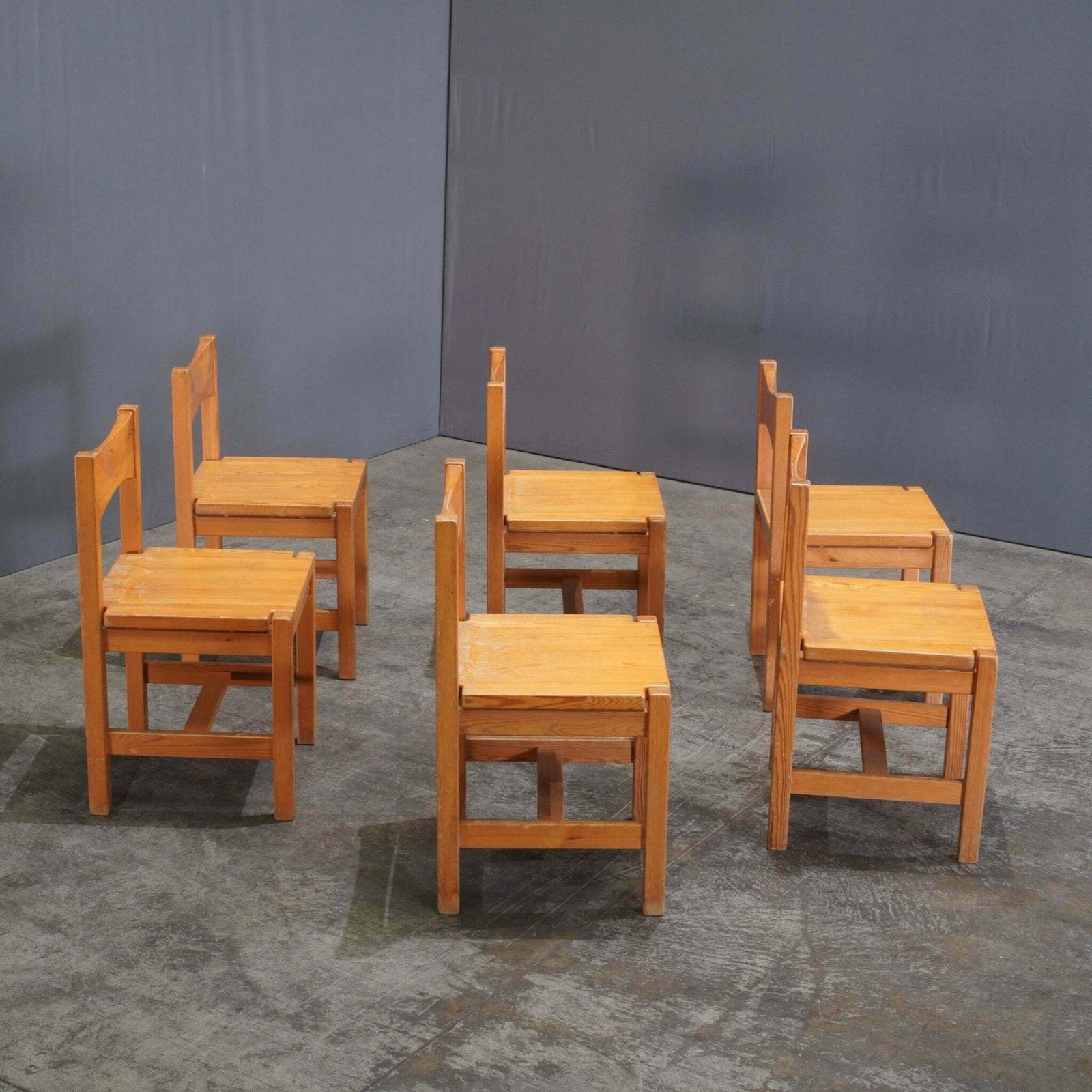 Vintage Hongisto Chairs By Ilmari Tapiovaara For Laukaan Puu, Set Of Five photo buy