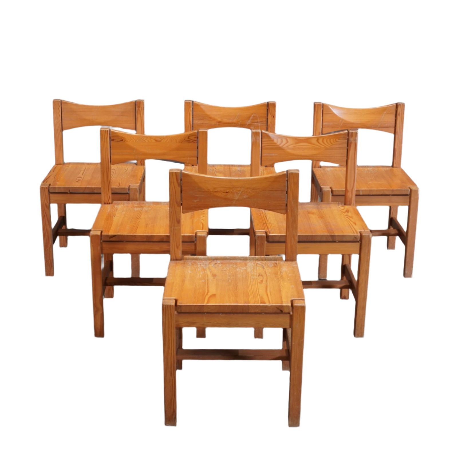 Vintage Hongisto Chairs By Ilmari Tapiovaara For Laukaan Puu, Set Of Five