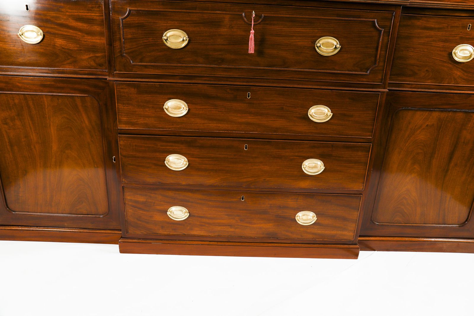 photo for sale Antique George III Secretaire Breakfront Bookcase Circa1820 19thc