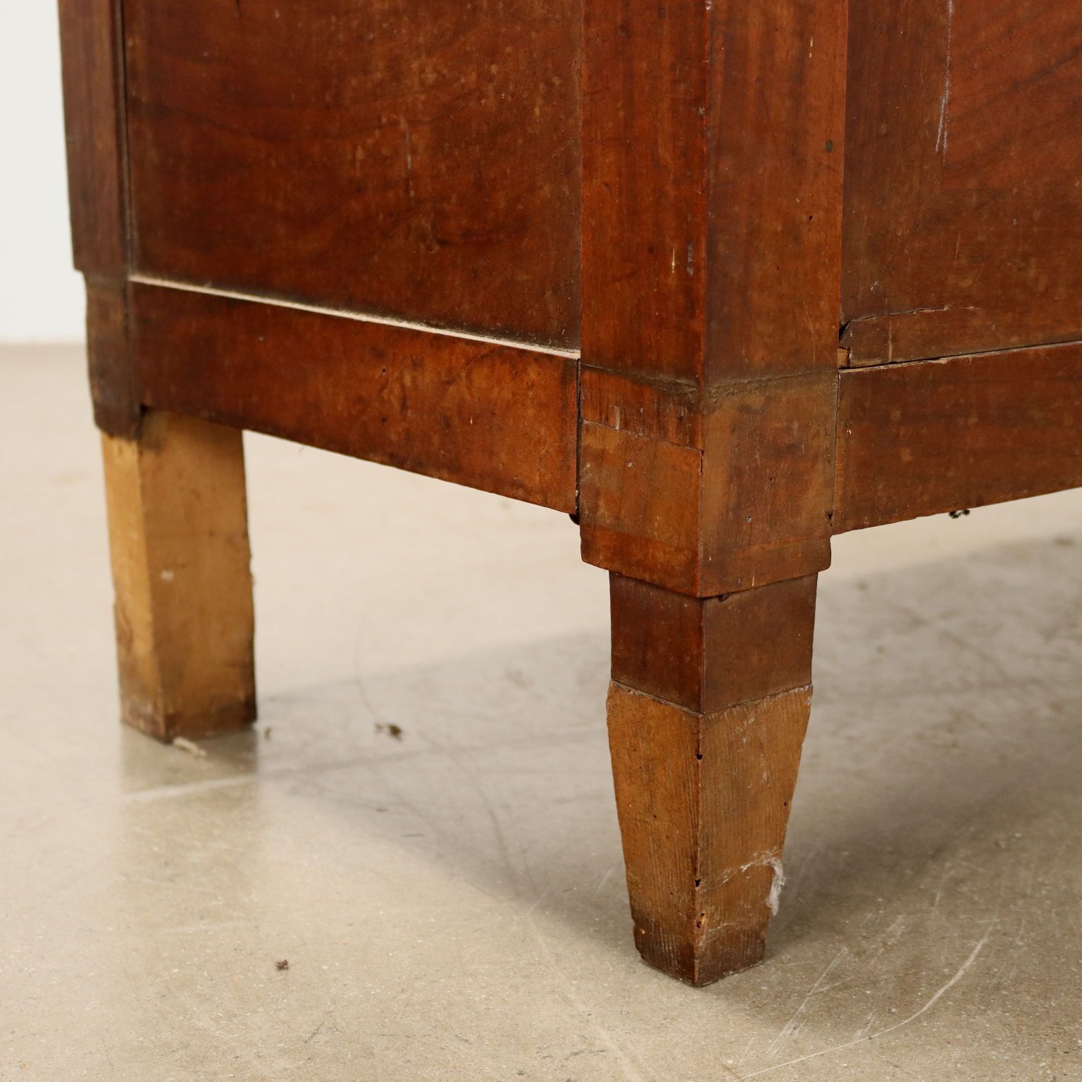 Furniture Antique Secrétaire Directoire Walnut Drawer Italy XVIII Century photo