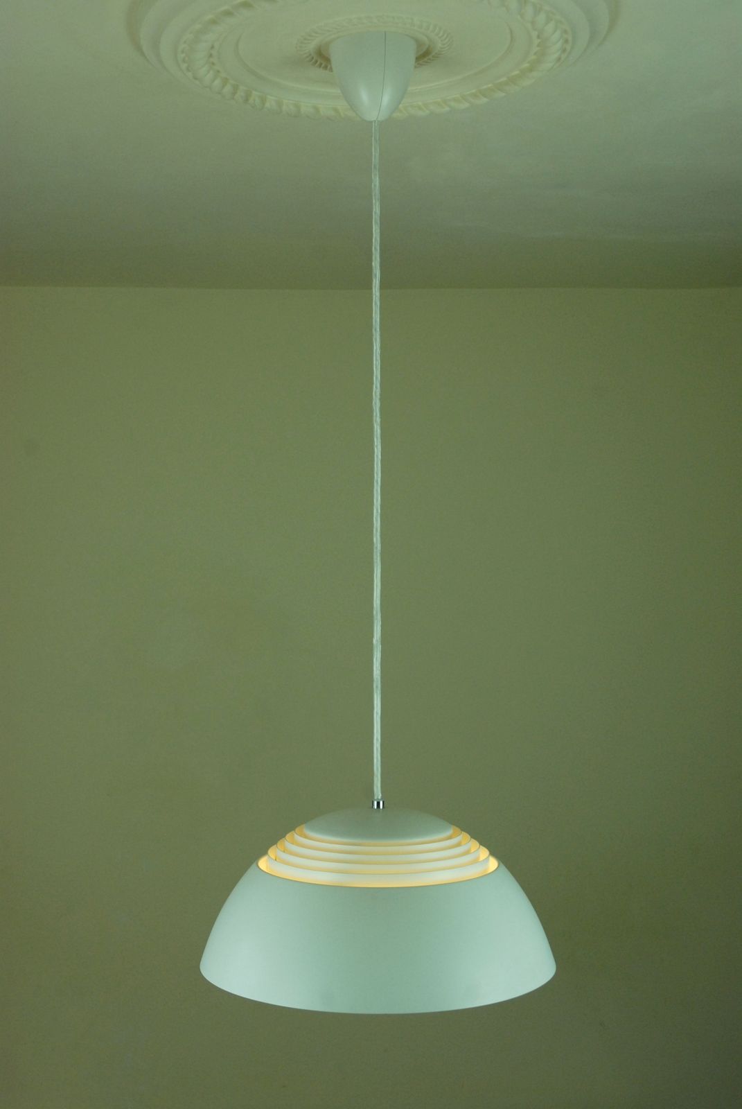 Vintage Aj Pendant By Arne Jacobsen For Louis Poulsen A/S, Denmark, 1980s photo for sale