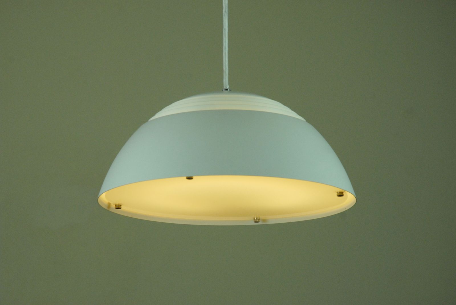 Vintage Aj Pendant By Arne Jacobsen For Louis Poulsen A/S, Denmark, 1980s photo Lighting