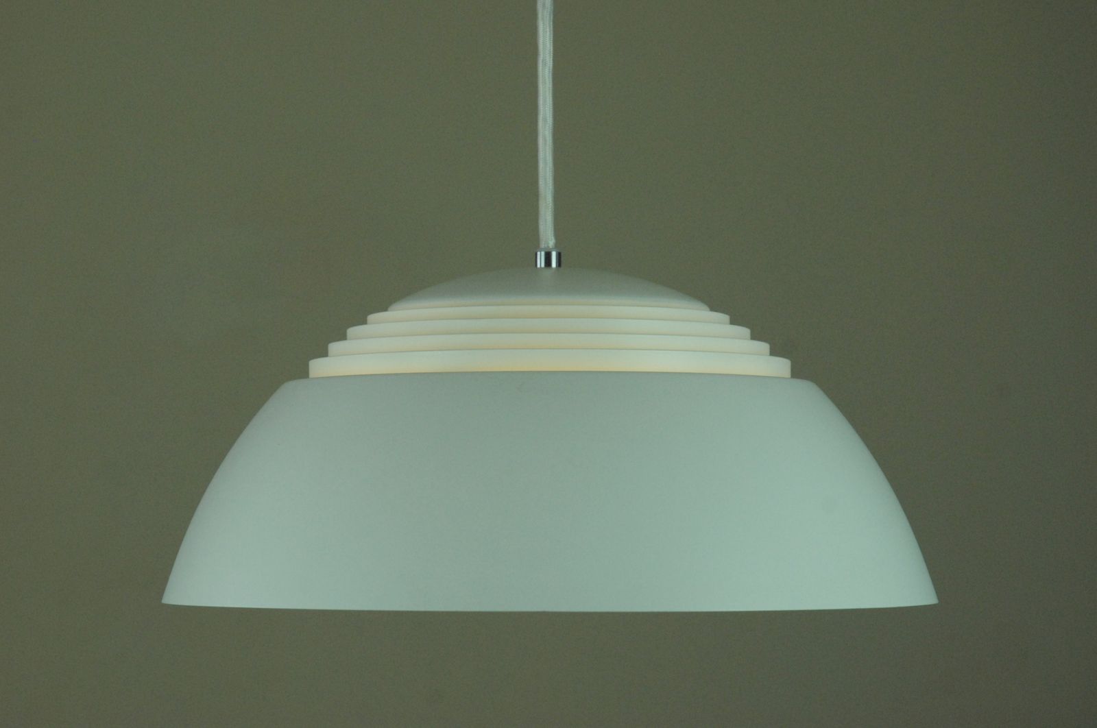 Vintage Aj Pendant By Arne Jacobsen For Louis Poulsen A/S, Denmark, 1980s photo vinterior